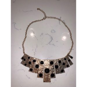 Black & Gold chunky necklace